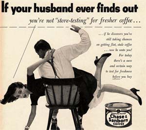 Husband spanks the wife. Ad