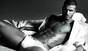 David Beckham's undies in that Armani ad.