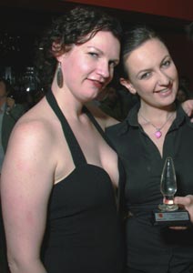 Awards organiser Chanelle Gallant with Anna Span. 