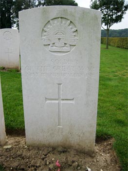 Unknown soldier grave
