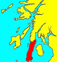 The Mull of Kintyre Test map. 