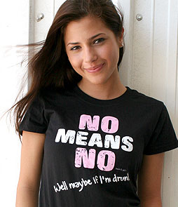 No means No offensive t shirt