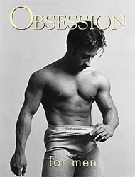 Calvin Klein Obsession for men spoof ad.