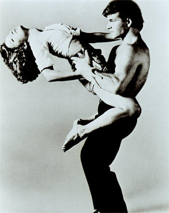 Patrick Swayze and Jennifer Grey in Dirty Dancing - with the shirt off!