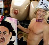 Pricasso, paints portraits with his penis
