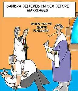Sex before marriage cartoon