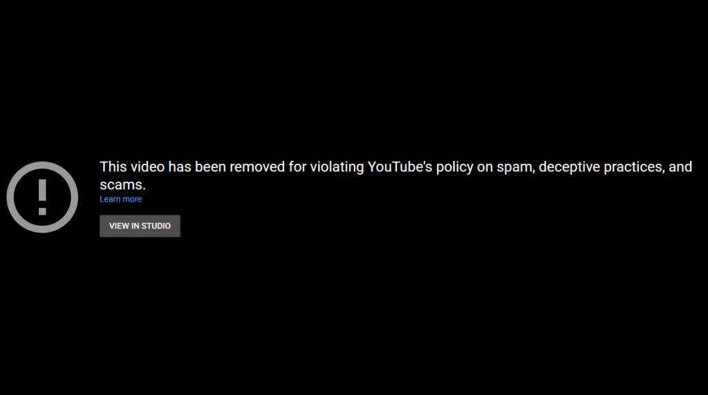 Spam Sex Videos Com - Youtube Bans My Video For â€œMisleading Titleâ€