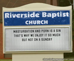 Masturbation is a sin