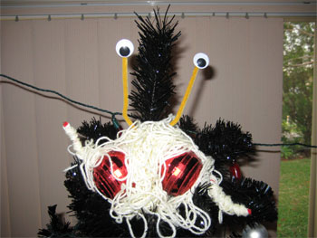 Flying Spaghetti Monster tree ornament
